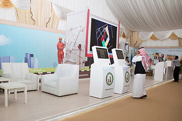 Organizing exhibitions and conferences